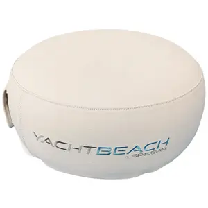 Outdoor leather stool 60 Yachtbeach