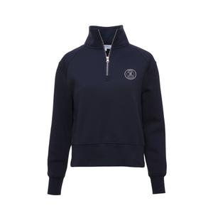 Dames col roulé half zip Yagya