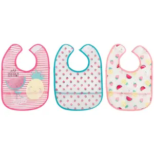 Set of 3 waterproof bibs - 2 models Yay image-1