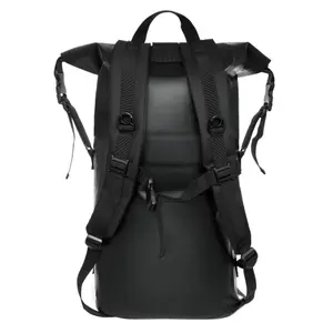 Black logo waterproof backpack Yeaz Stockholm 32 L image-1