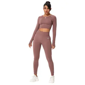 Ensemble maillot manches longues et legging taille haute femme Yeaz Legend image-1