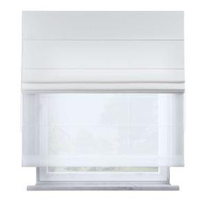 Roman blind in voile and fabric Yellow Tipi Duo II