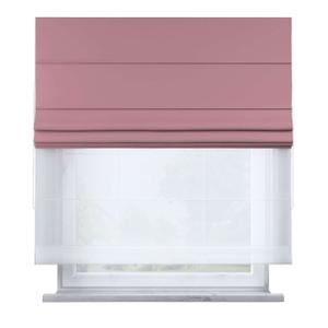 1298-133-62-roman-blind-in-voile-and-fabric-yellow-tipi-duo-ii-old-rose-130x170-cm