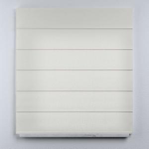 Römische Jalousie aus Voile und Stoff Yellow Tipi Duo II image-1