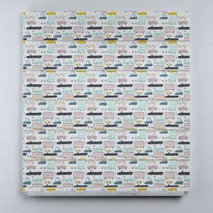 Vouwgordijn van voile en stof Yellow Tipi Duo II image-3