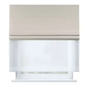 Römische Jalousie aus Voile und Stoff Yellow Tipi Duo II