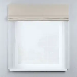 Römische Jalousie aus Voile und Stoff Yellow Tipi Duo II image-1