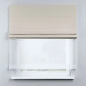 Römische Jalousie aus Voile und Stoff Yellow Tipi Duo II image-2