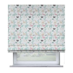 1503-500-01-roman-blind-yellow-tipi-billie-magic-collection-white-pink-green-160x170-cm