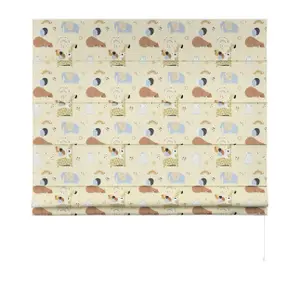 Roman blind Yellow Tipi Billie Magic Collection image-1