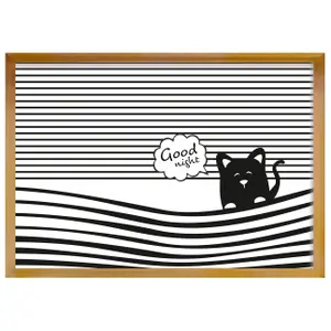 Gemälde - Katze Yellow Tipi Funny Band image-0