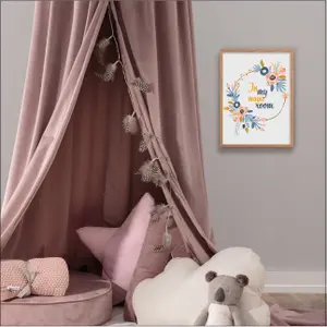 Gemälde Zauberblumen Yellow Tipi image-1