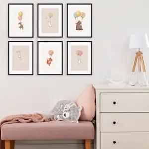 Πίνακας Yellow Tipi Bubble Dreams Rabbit I image-1