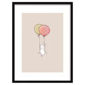 Πίνακας Yellow Tipi Bubble Dreams Rabbit I image-0