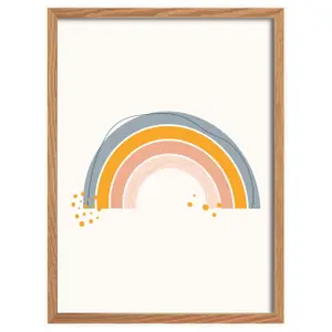 Πίνακας Yellow Tipi Happy Rainbow image-0