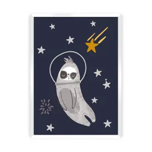 Πίνακας Yellow Tipi Happy Sloth image-0