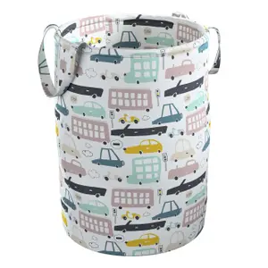 Kosz z zabawkami Yellow Tipi Tobi