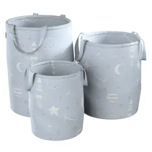 Kosz z zabawkami Yellow Tipi Tobi image-1