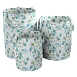 Kosz z zabawkami Yellow Tipi Tobi image-1