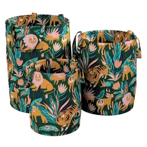 Kosz z zabawkami Yellow Tipi Tobi image-1