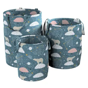 Toy basket Yellow Tipi Tobi image-1