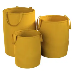 Toy basket Yellow Tipi Tobi image-1