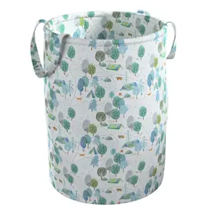 Kosz z zabawkami Yellow Tipi Tobi