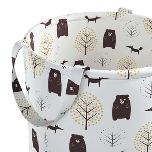 Toy basket Yellow Tipi Tobi image-1