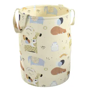 Toy basket Yellow Tipi Tobi