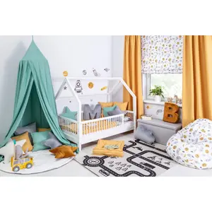Μαξιλάρι γράμμα Μ Yellow Tipi Posh Velvet image-1