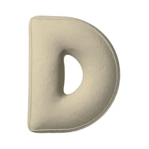 Μαξιλάρι γράμμα Δ Yellow Tipi Boucle image-0