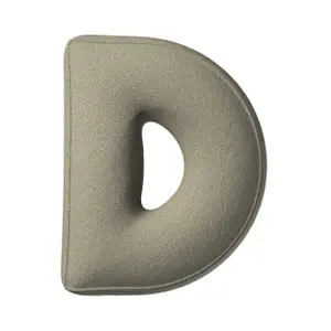 Μαξιλάρι γράμμα Δ Yellow Tipi Boucle image-0
