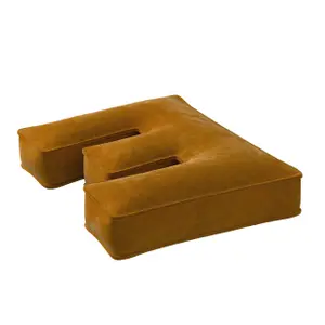 Μαξιλάρι γράμμα Ε Yellow Tipi Posh Velvet image-1
