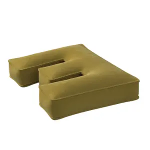 Μαξιλάρι γράμμα Ε Yellow Tipi Posh Velvet image-1