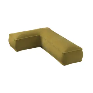 Μαξιλάρι γράμμα L Yellow Tipi Posh Velvet image-1