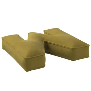 Μαξιλάρι γράμμα Μ Yellow Tipi Posh Velvet image-1
