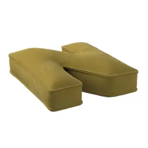 Μαξιλάρι γράμμα Ν Yellow Tipi Posh Velvet image-1