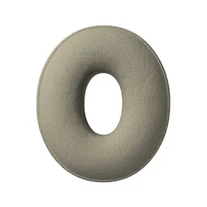 Μαξιλάρι γράμμα Ο Yellow Tipi Boucle image-0