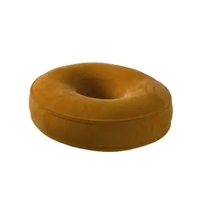 Μαξιλάρι γράμμα Ο Yellow Tipi Posh Velvet image-1