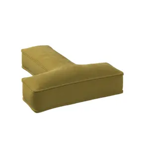 Μαξιλάρι γράμμα Τ Yellow Tipi Posh Velvet image-1