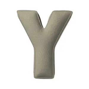 Μαξιλάρι γράμμα Y Yellow Tipi Boucle image-0