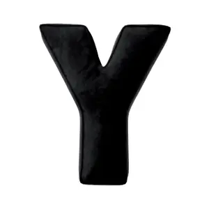 Μαξιλάρι γράμμα Y Yellow Tipi Posh Velvet image-0