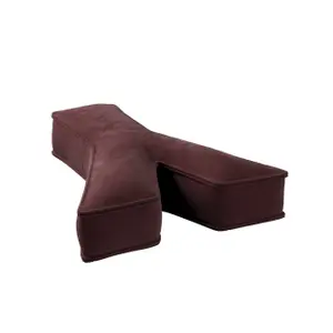 Pude med bogstavet y Yellow Tipi Posh Velvet image-1