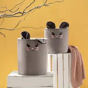 Mouse Toy Basket Yellow Tipi Happy Band image-1