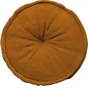 Γαλλικός πουφ Yellow Tipi Posh Velvet image-1