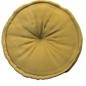 Γαλλικός πουφ Yellow Tipi Posh Velvet image-1