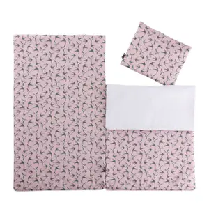 Υπνόσακος Yellow Tipi Pink & Swallows image-1