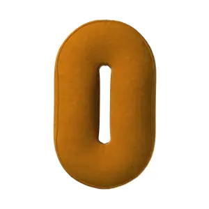 Μαξιλάρι αριθμός 0 από βελούδο Yellow Tipi image-0