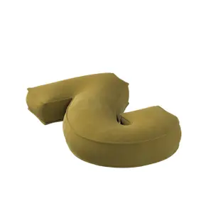Μαξιλάρι αριθμός 2 από βελούδο Yellow Tipi image-1