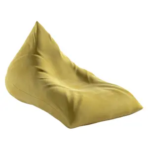Πουφ Yellow Tipi Posh Velvet image-0